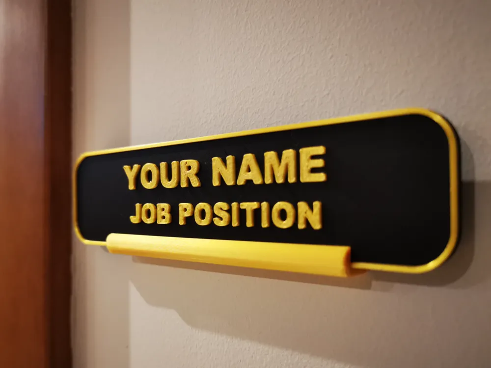 Wall / Door Nameplate
